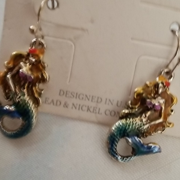 Mermaid earrings - Picture 3 of 4